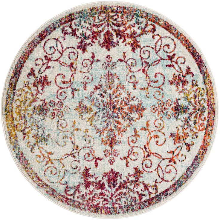 Detail image of 5' 3 x 5' 3 Madeline Round Rug