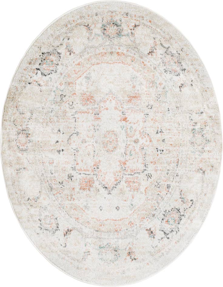 Detail image of 5' 3 x 5' 3 Madeline Vintage Round Rug