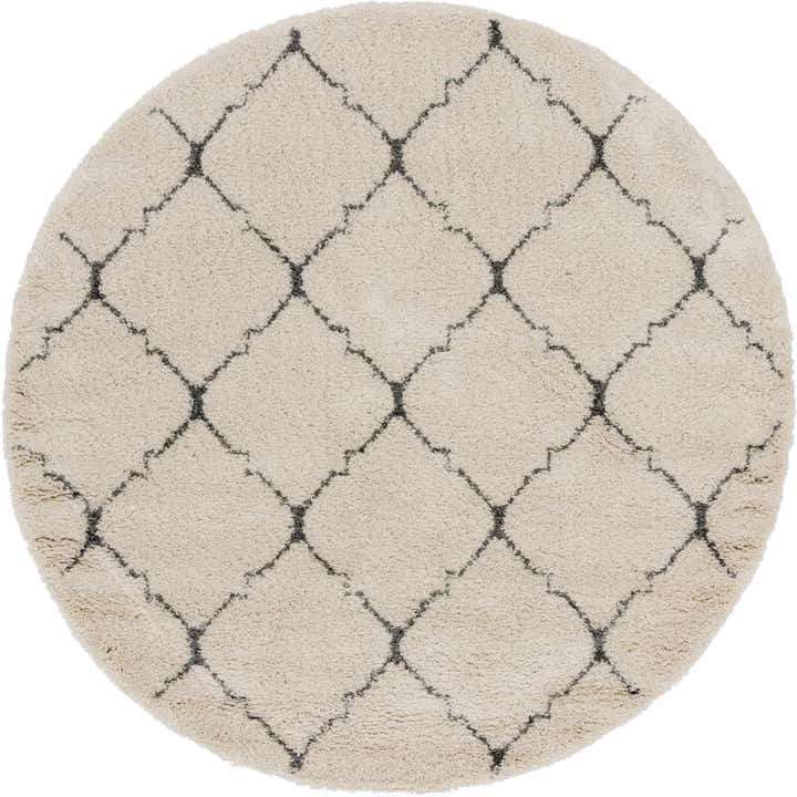 245cm x 245cm Marrakesh Shag Tapis Rond