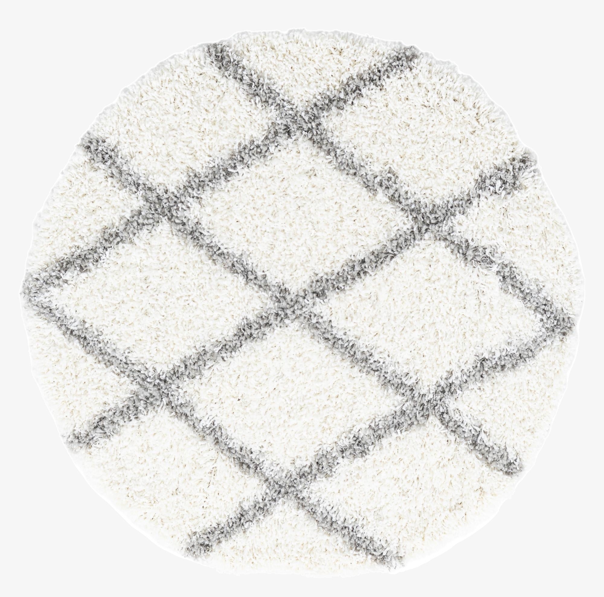 3' 10 x 4' Marrakesh Shag Round Rug