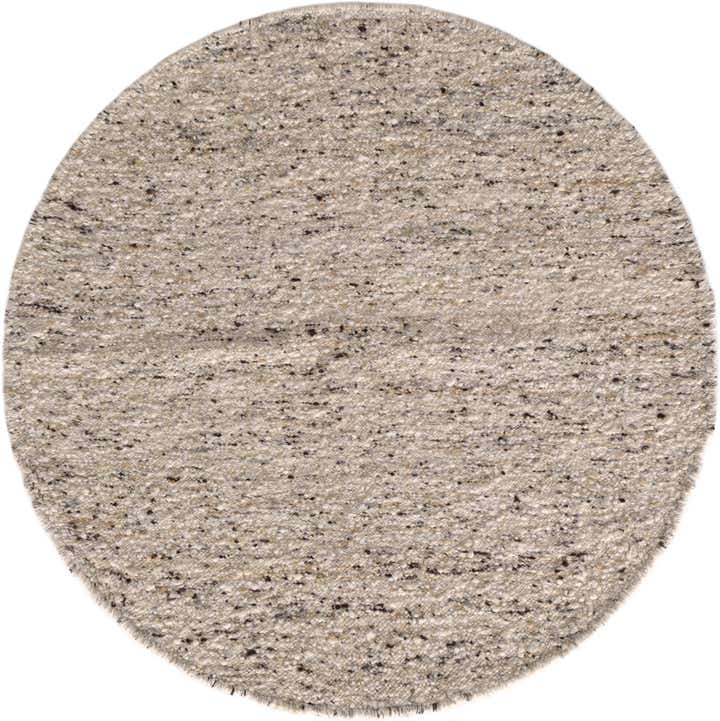4' 9 x 4' 11 Hand Knotted Moroccan Wool Round Rug