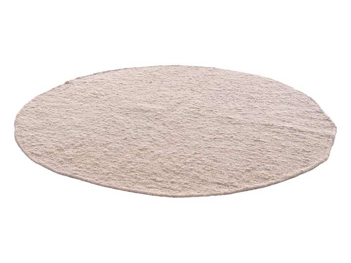 4' 10 x 5' 1 Hand Knotted Moroccan Wool Round Rug