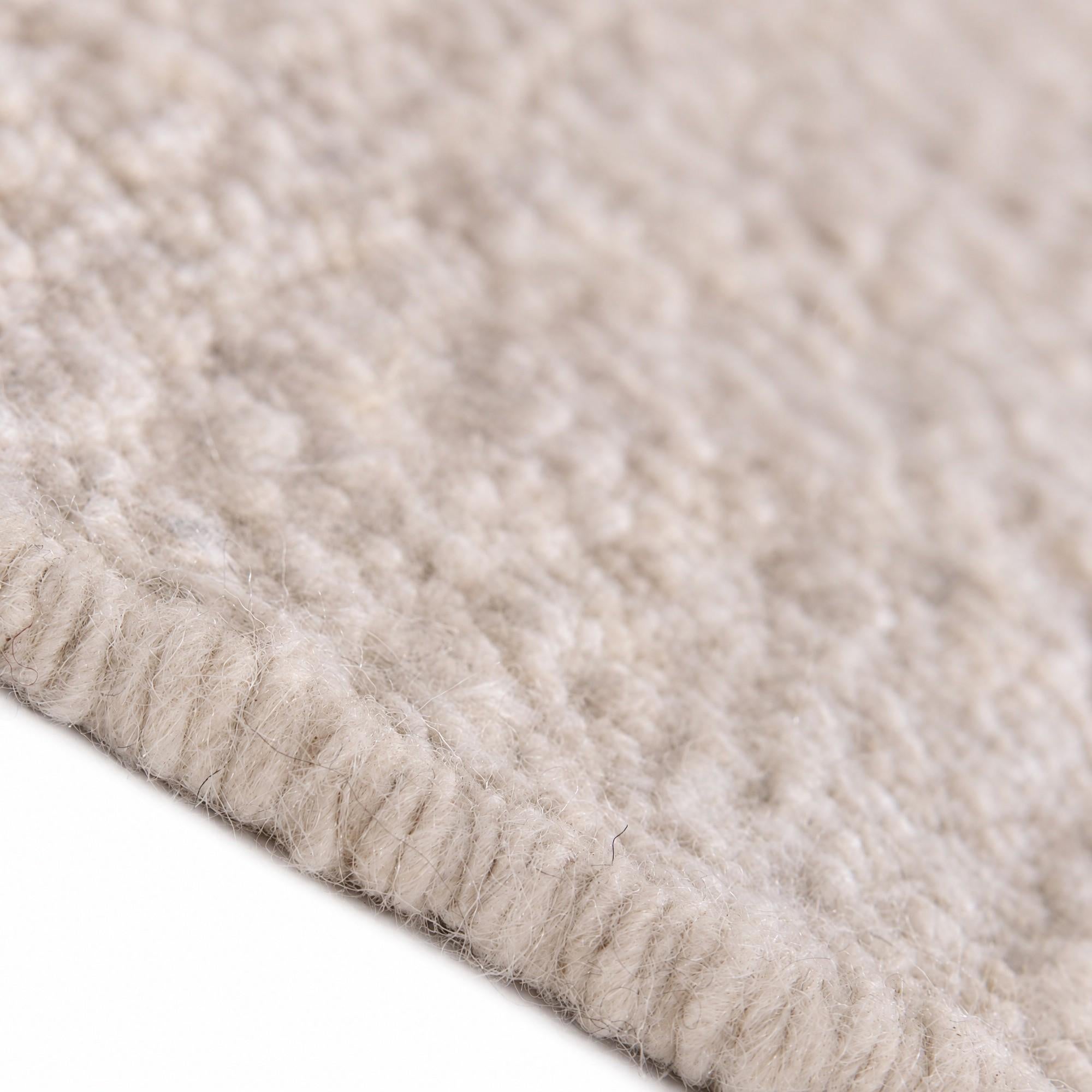 Detail image 8 of 12: 4' 10 x 5' 1 Hand Knotted Moroccan Wool Round Rug