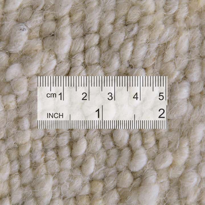 4' 10 x 5' 1 Hand Knotted Moroccan Wool Round Rug