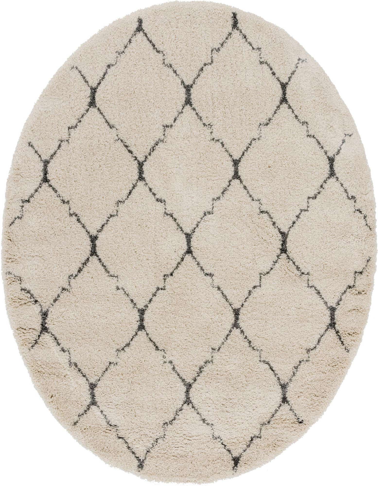 8' x 8' Moroccan Shag Round Rug