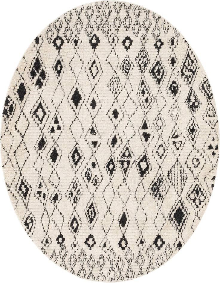Detail image of 7' x 7' Morocco Round Rug