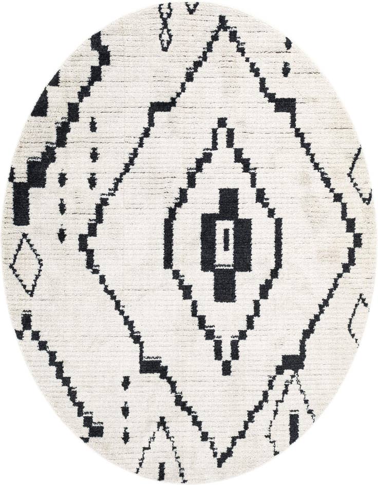Detail image of 7' x 7' Morocco Round Rug
