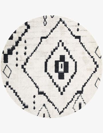 7' x 7' Morocco Round Rug