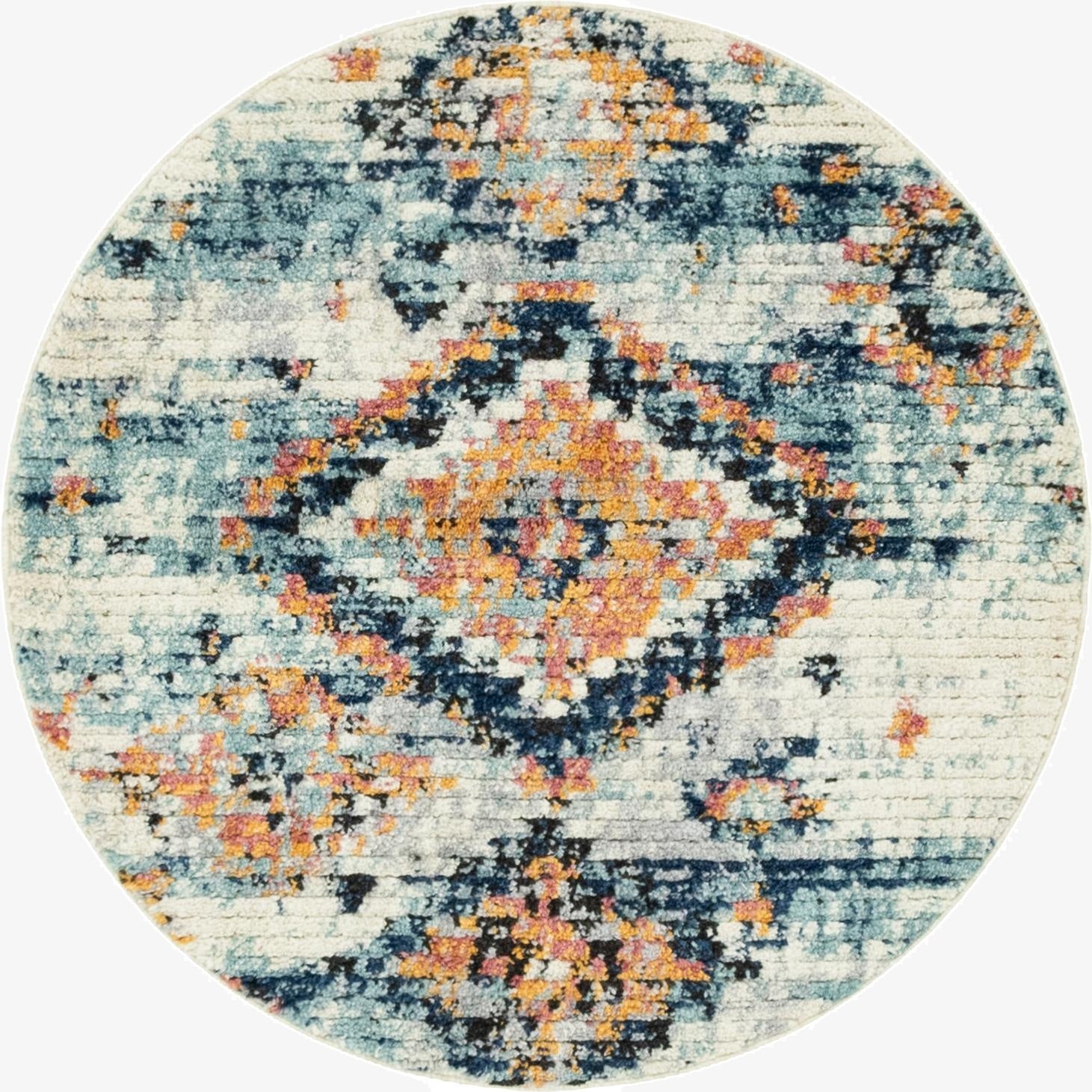 4' x 4' Morocco Round Rug