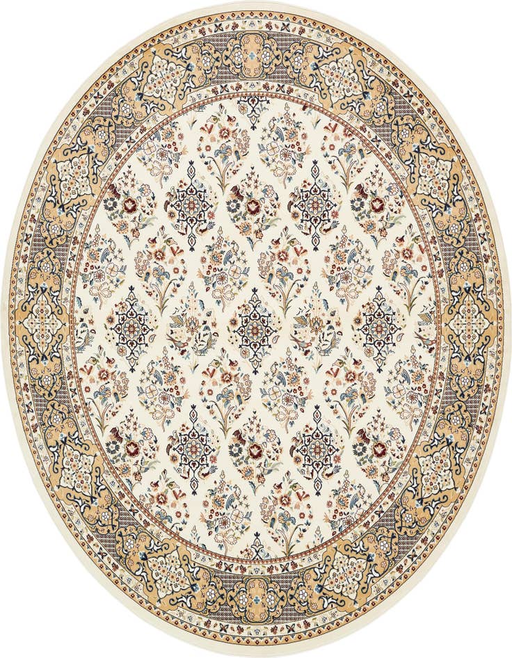 Detail image of 10' x 10' Nain Design Round Rug