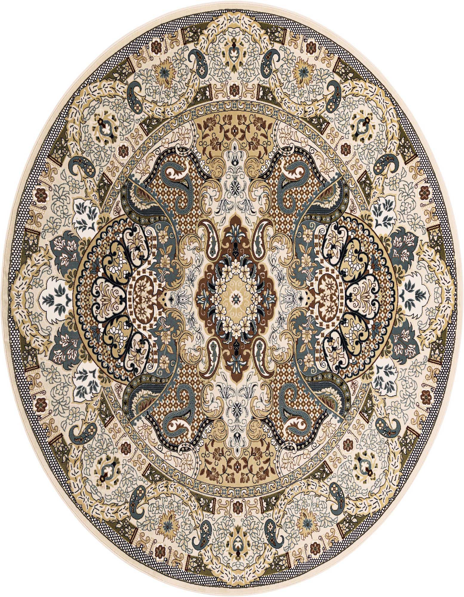 10' x 10' Nain Design Round Rug