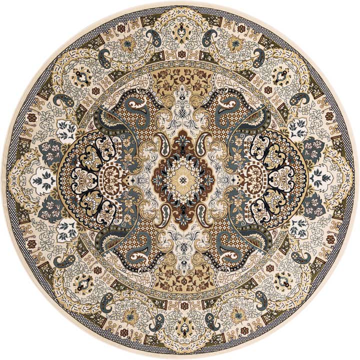 10' x 10' Nain Design Round Rug