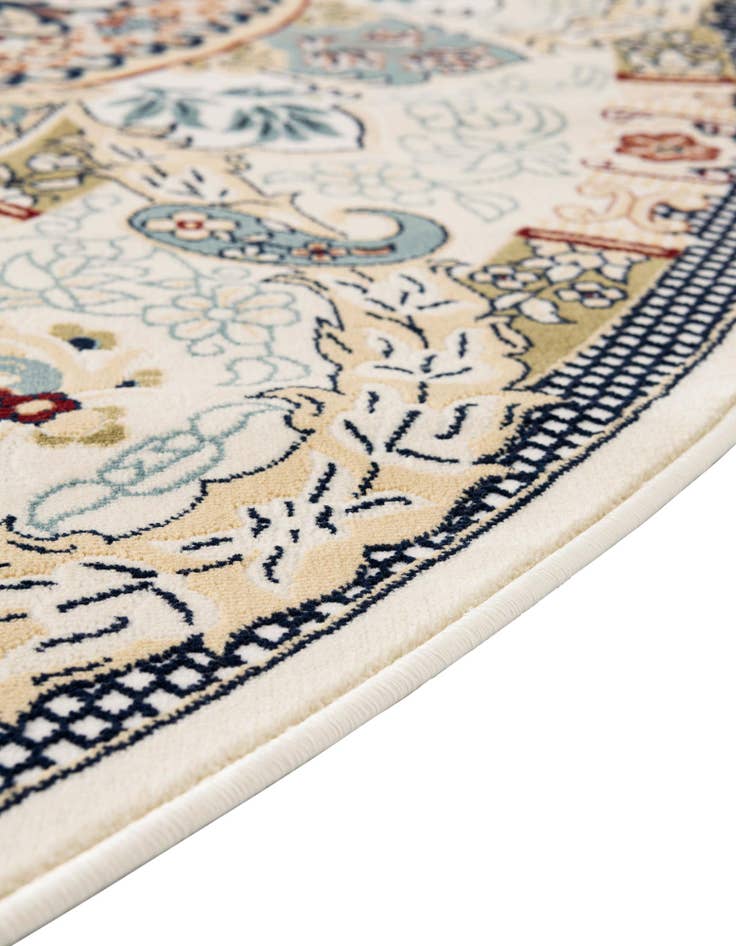 Detail image of 10' x 10' Nain Design Round Rug