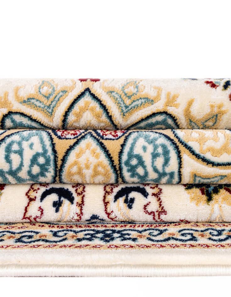 Detail image of 5' x 5' Nain Design Round Rug