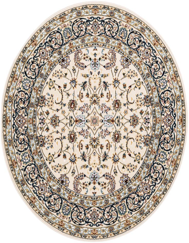 Detail image of 4' x 4' Nain Design Round Rug