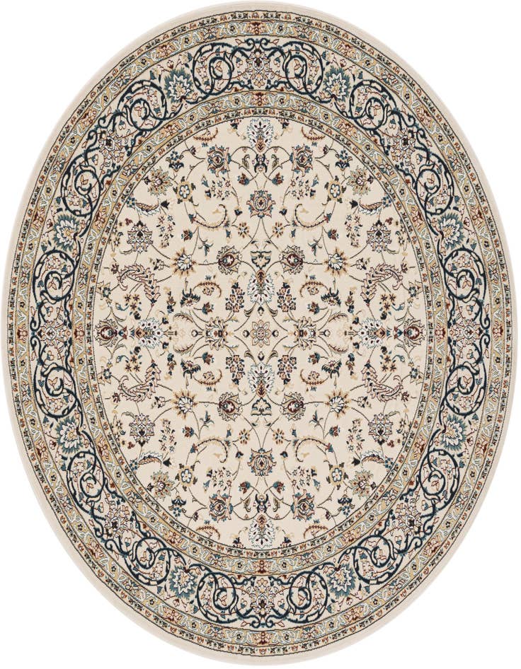 Detail image of 7' x 7' Nain Design Round Rug