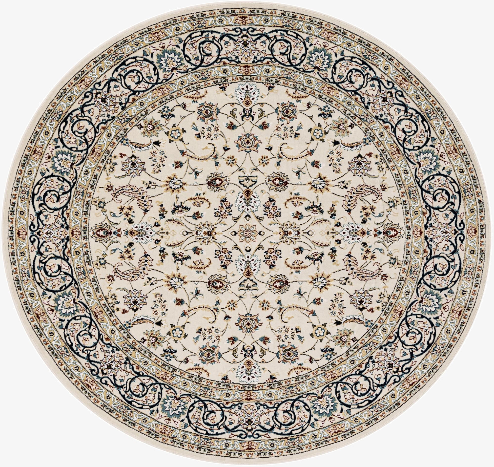 Primary image 7' x 7' Nain Design Round Rug