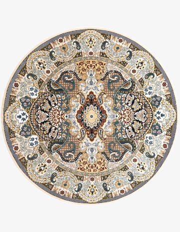 10' x 10' Nain Design Round Rug