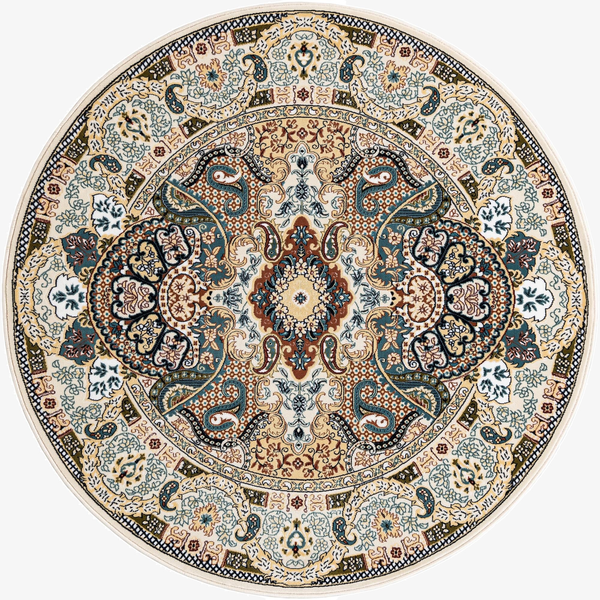 Primary image 160cm x 160cm Nain Design Round Rug