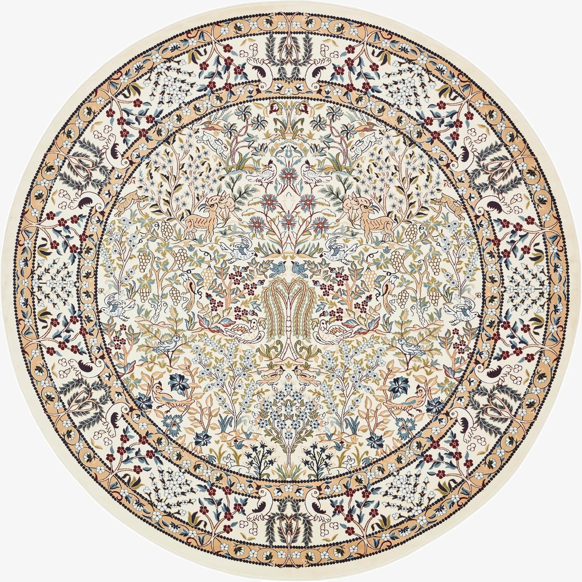 Primary image 10' x 10' Nain Design Round Rug
