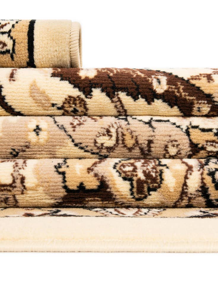 Detail image of 240cm x 240cm Isfahan Design Round Alfombra