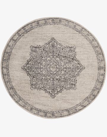 Ivory Nyla Round Rug