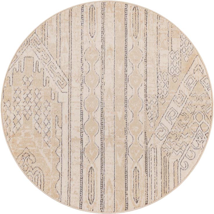 Detail image of 3' x 3' Oregon Round Rug