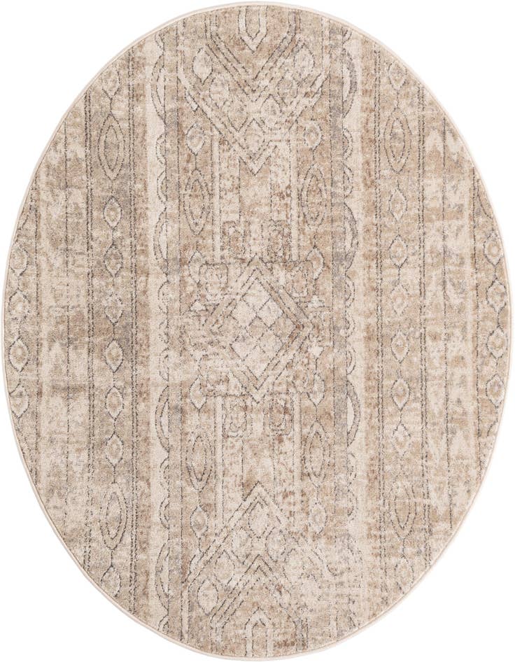 Detail image of 5' 3 x 5' 3 Oregon Round Rug