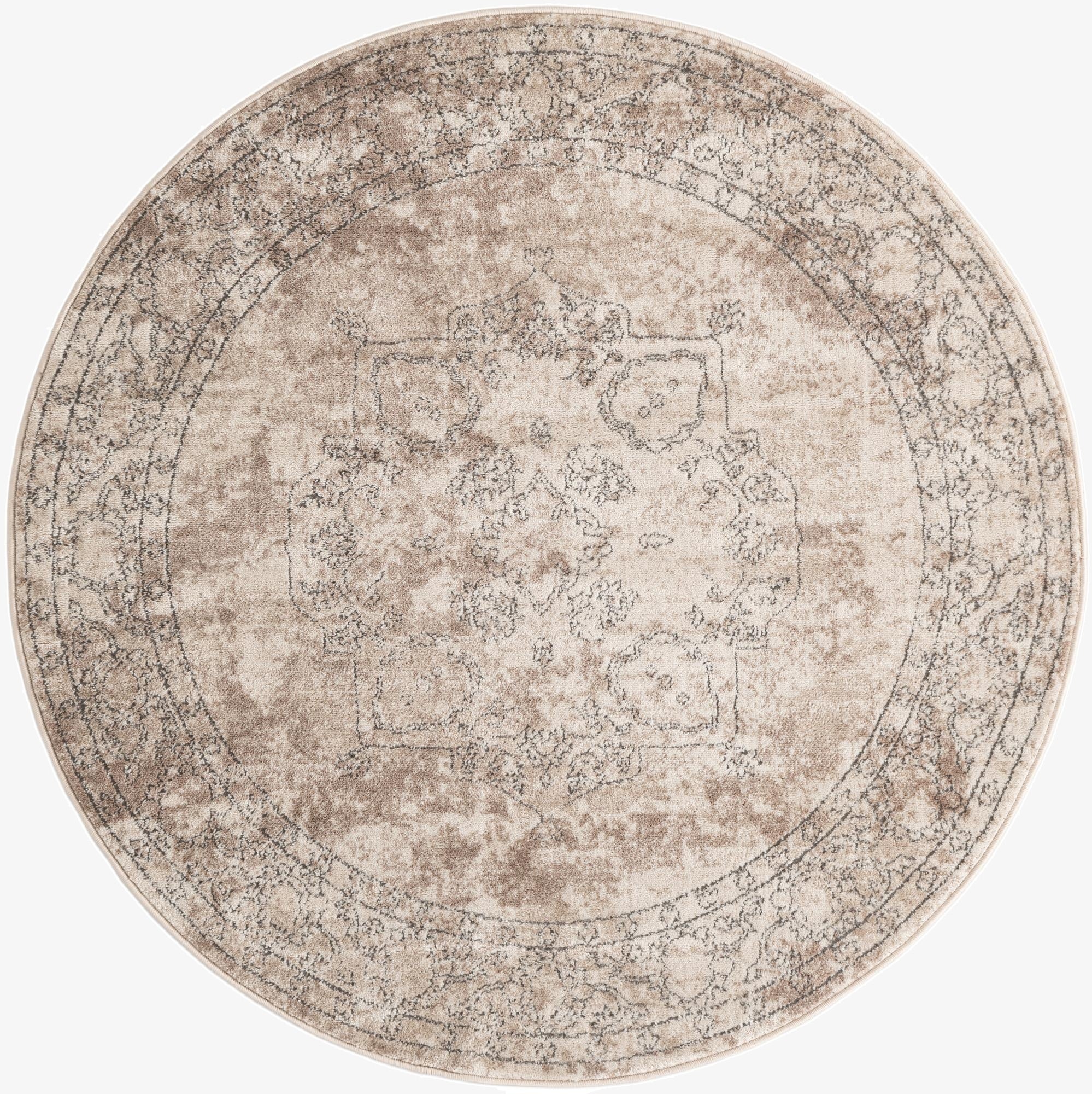 5' 3 x 5' 3 Oregon Round Rug