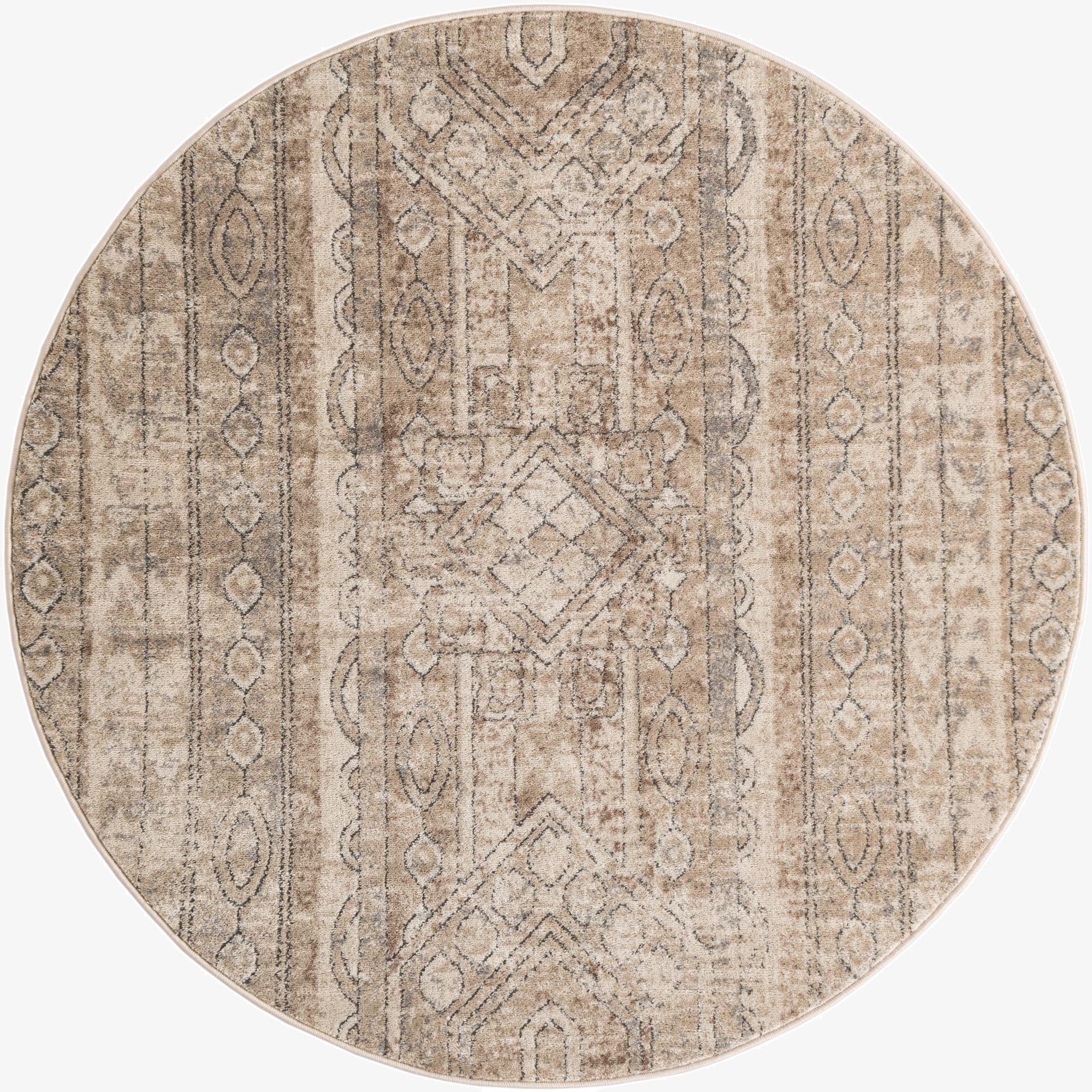Primary image 5' 3 x 5' 3 Oregon Round Rug
