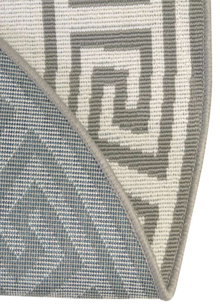 4' x 4' Easy-Clean Coastal Indoor / Outdoor Round Rug