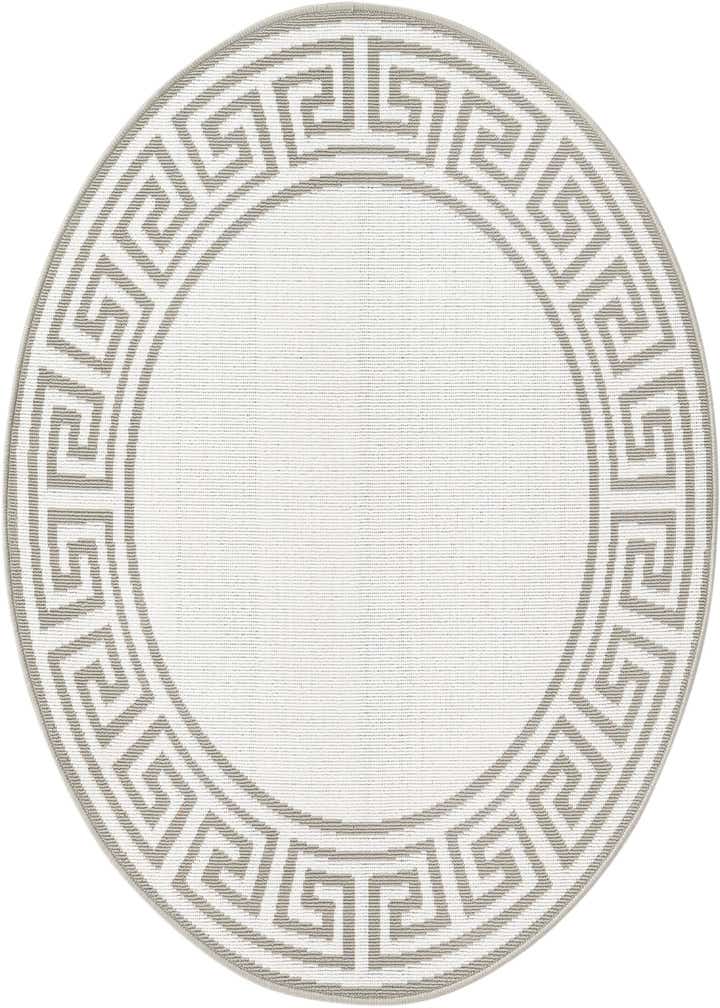 4' x 4' Easy-Clean Coastal Indoor / Outdoor Round Rug