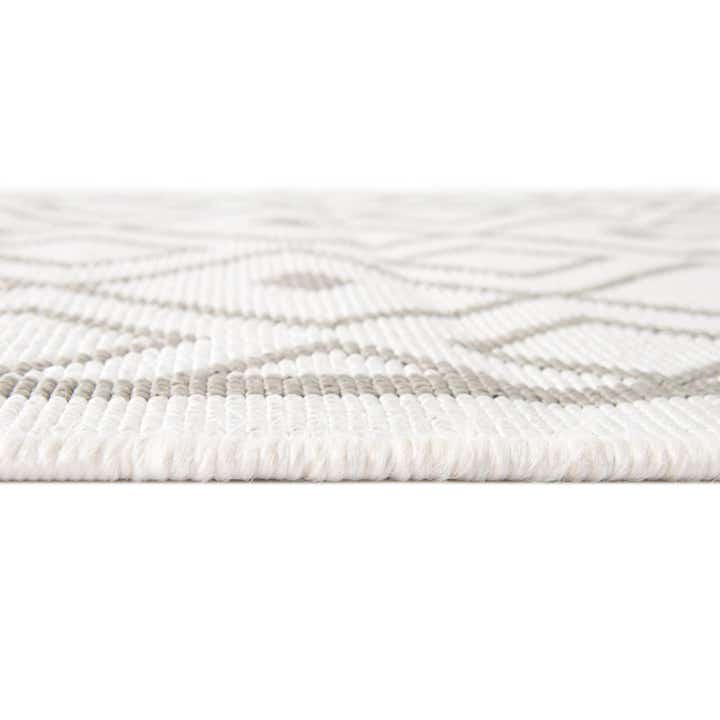 4' x 4' Easy-Clean Lattice Indoor / Outdoor Round Rug