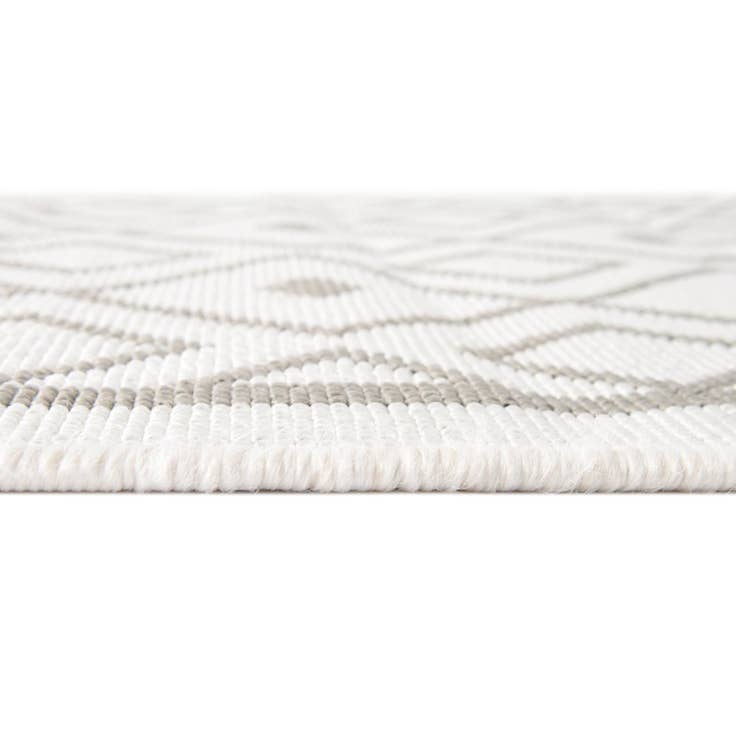 Detail image of 4' x 4' Easy-Clean Lattice Indoor / Outdoor Round Rug