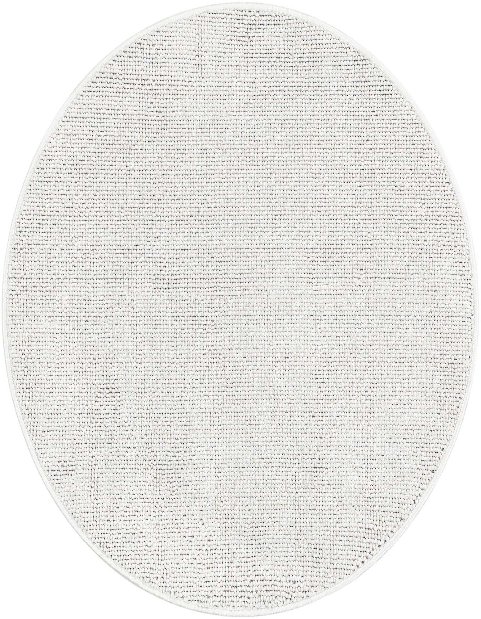 3' 1 x 3' 1 Easy-Clean Solid Indoor / Outdoor Round Rug