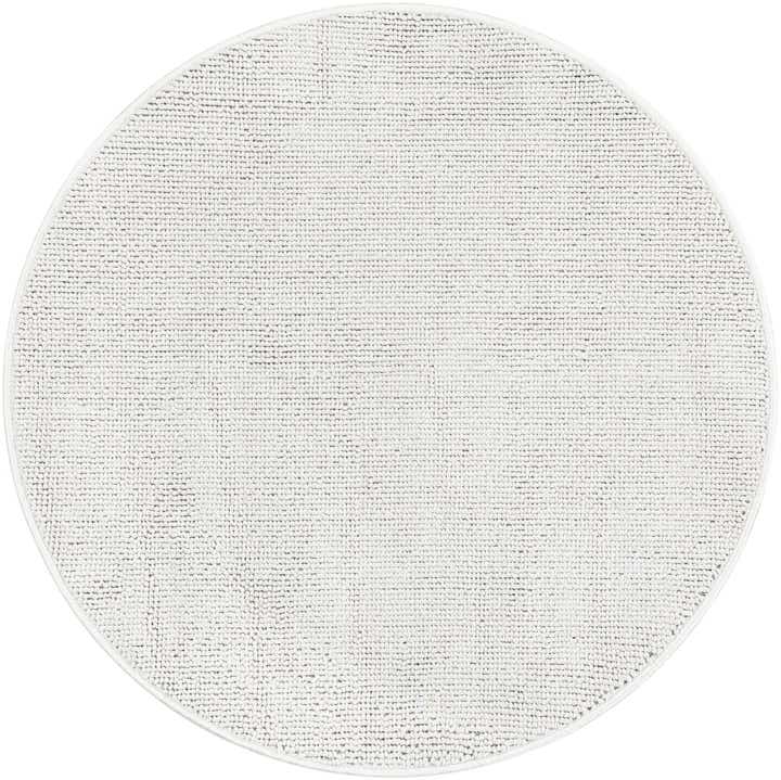 3' 1 x 3' 1 Easy-Clean Solid Indoor / Outdoor Round Rug