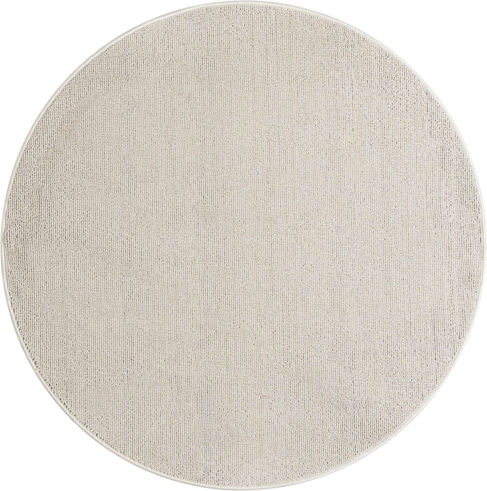 5' 3 x 5' 3 Easy-Clean Solid Indoor / Outdoor Round Rug