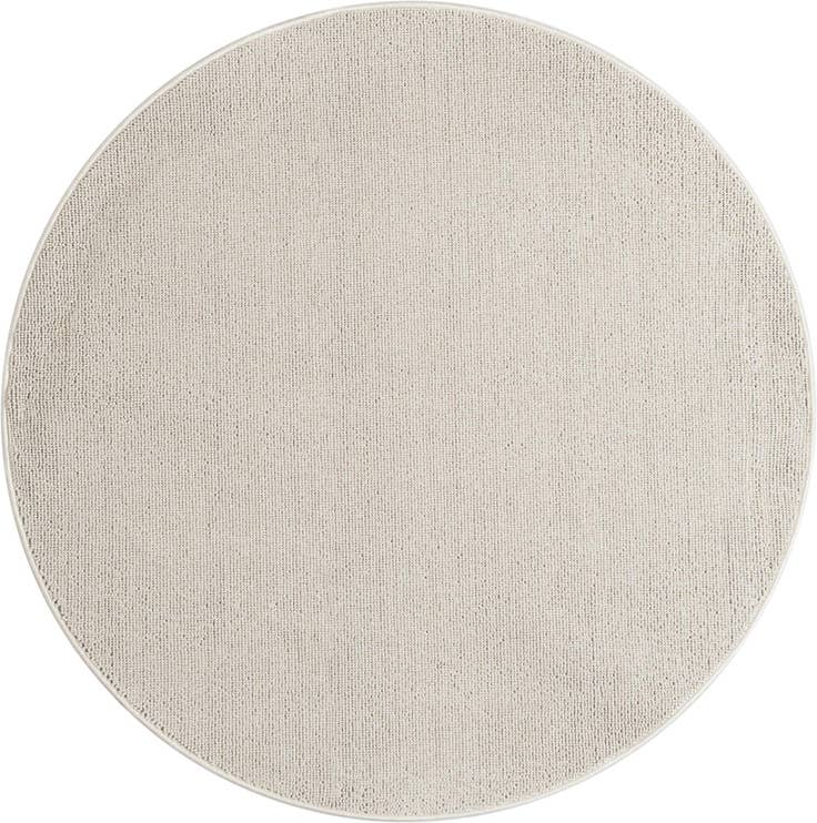 Detail image of 5' 3 x 5' 3 Easy-Clean Solid Indoor / Outdoor Round Rug