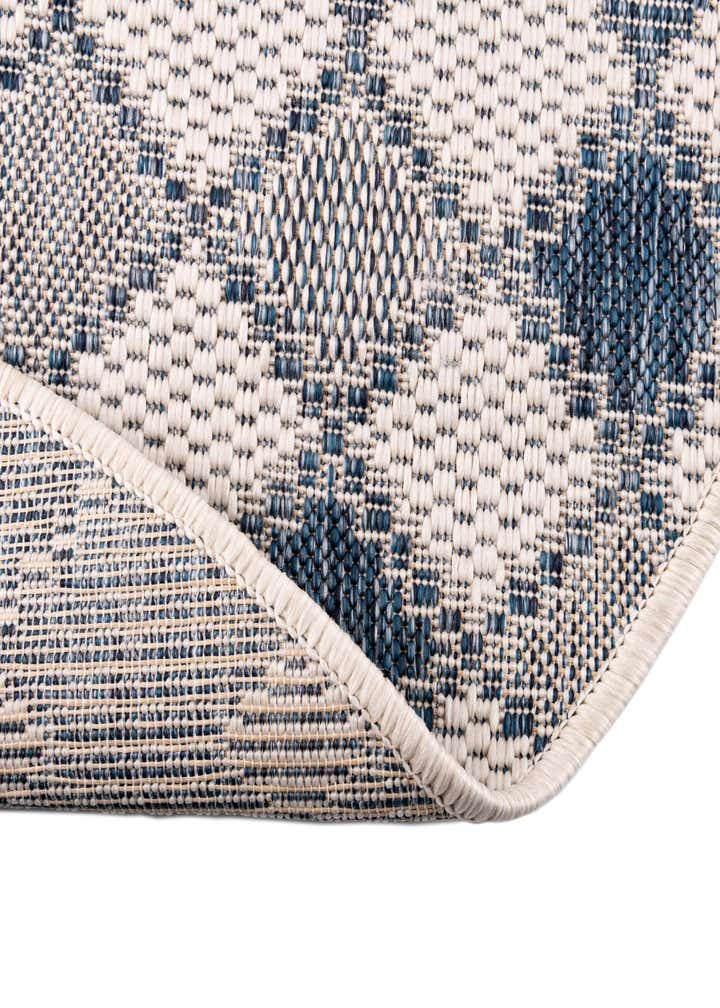 4' x 4' Easy-Clean Trellis Indoor / Outdoor Round Rug