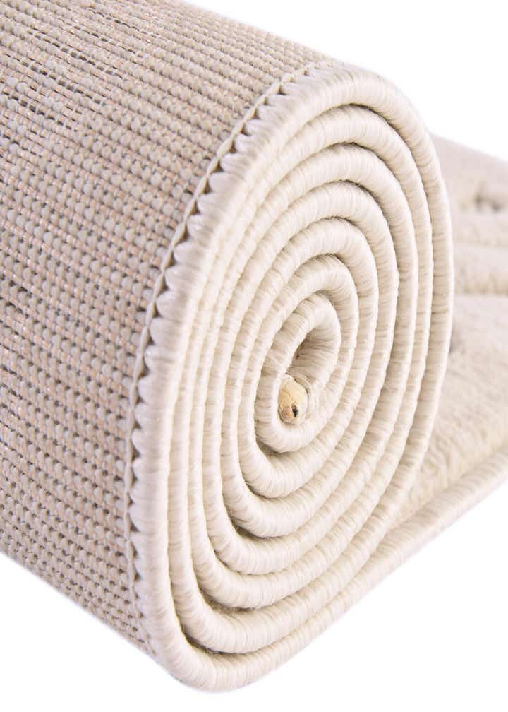 3' x 3' Easy-Clean Trellis Textured Indoor / Outdoor Round Rug