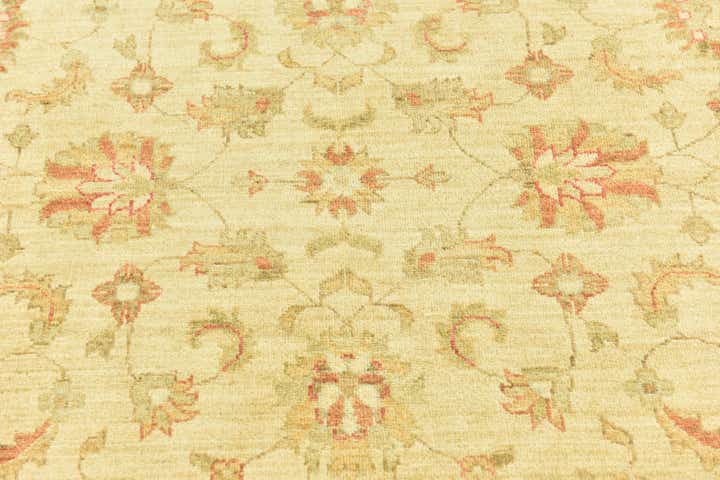 6' 7 x 6' 8 Hand Knotted Peshawar Ziegler Round Rug