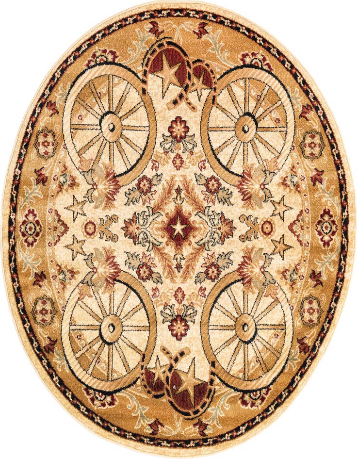 Detail image of 7' 10 x 7' 10 Pioneer Round Rug