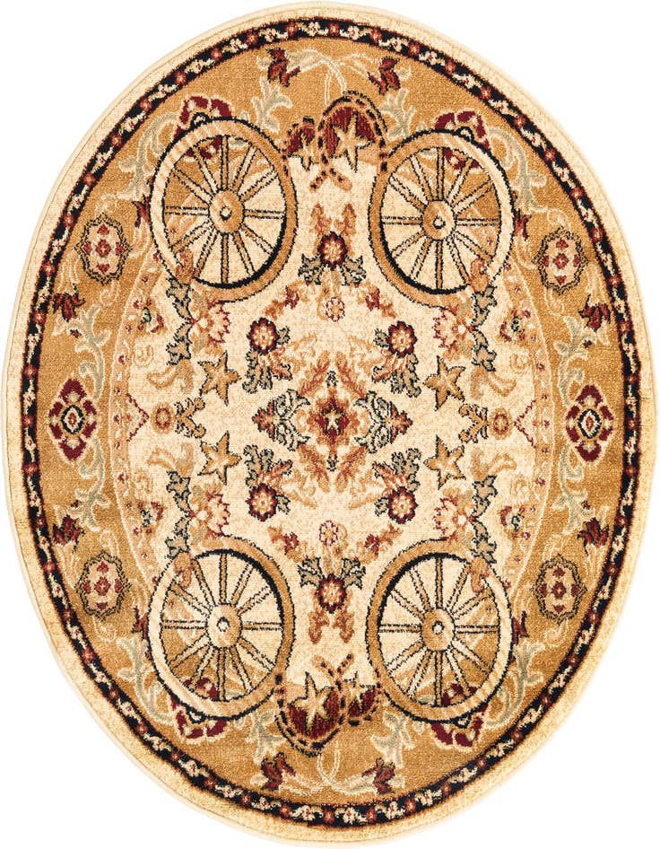 Detail image of 4' x 4' Pioneer Round Rug