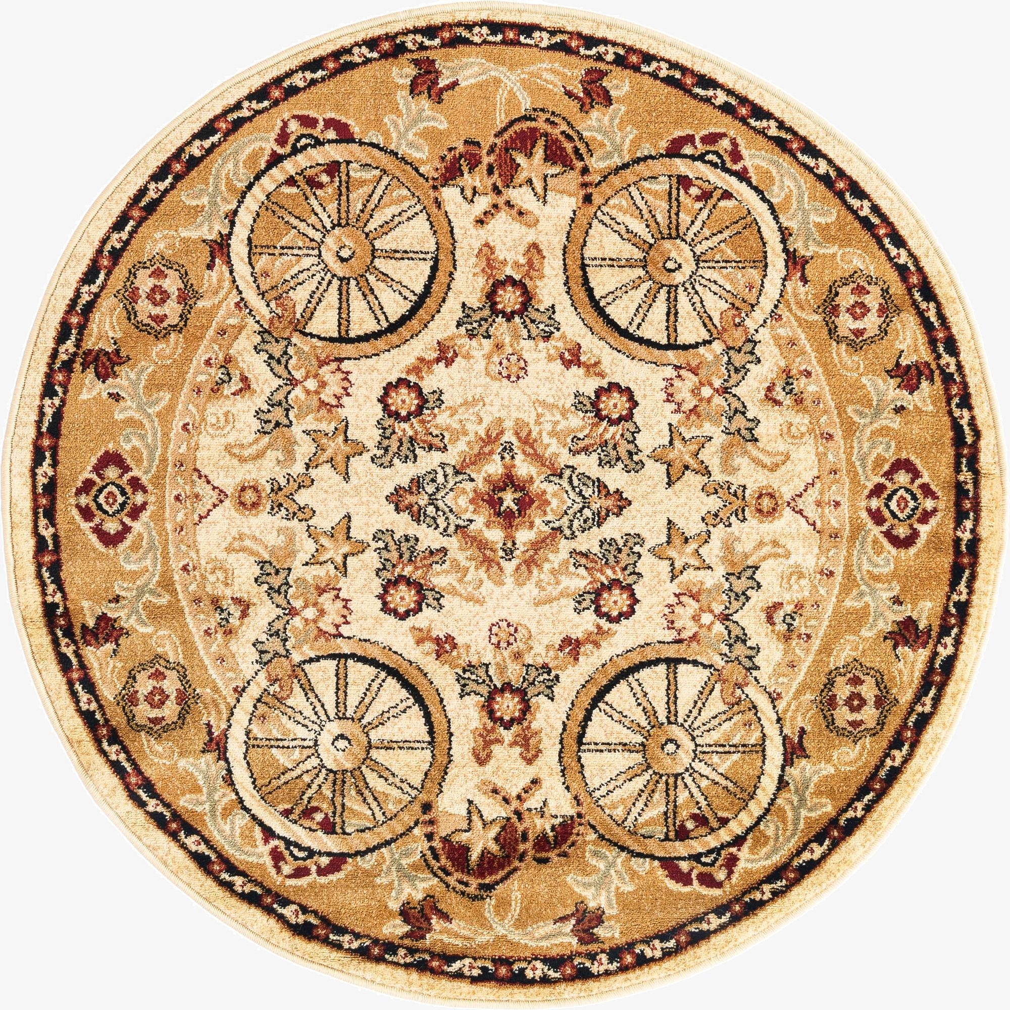 4' x 4' Pioneer Round Rug