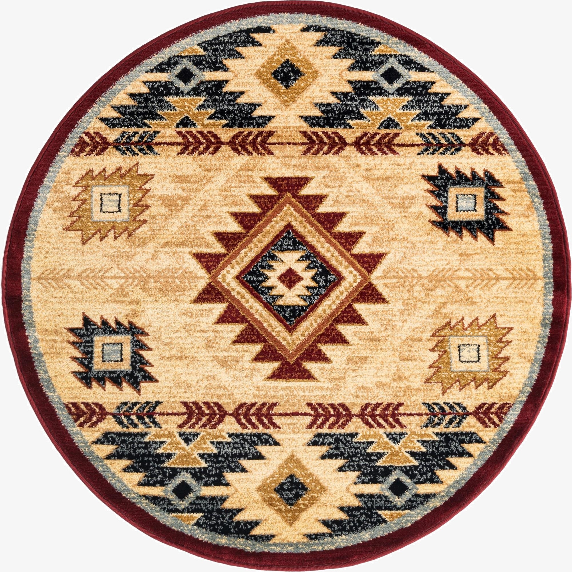 4' x 4' Pioneer Round Rug