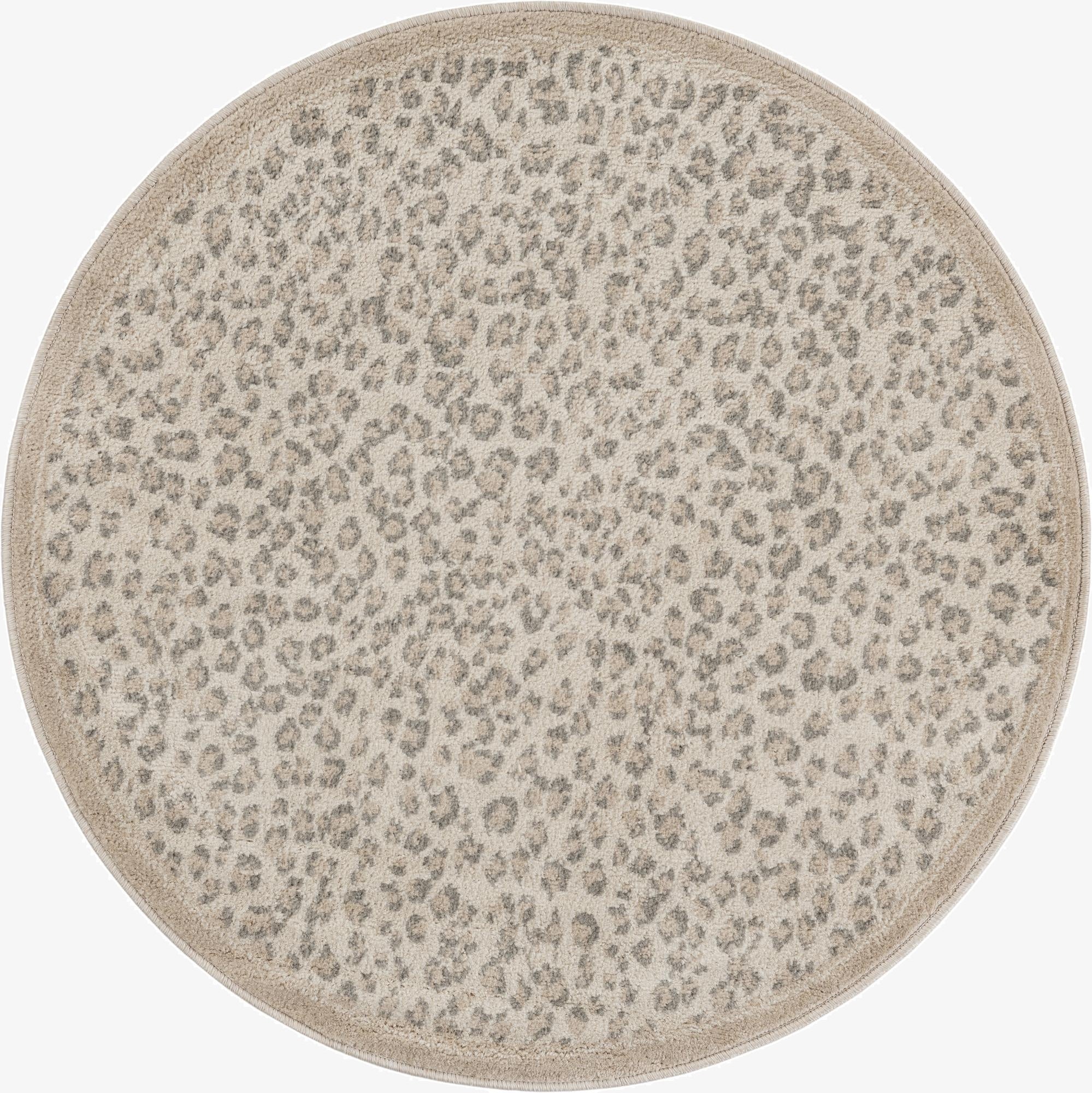 4' x 4' Safari Round Rug