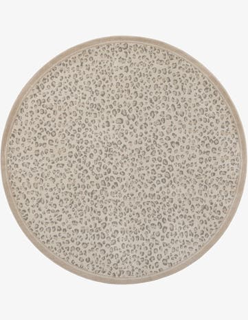 Ivory Savannah Round Rug