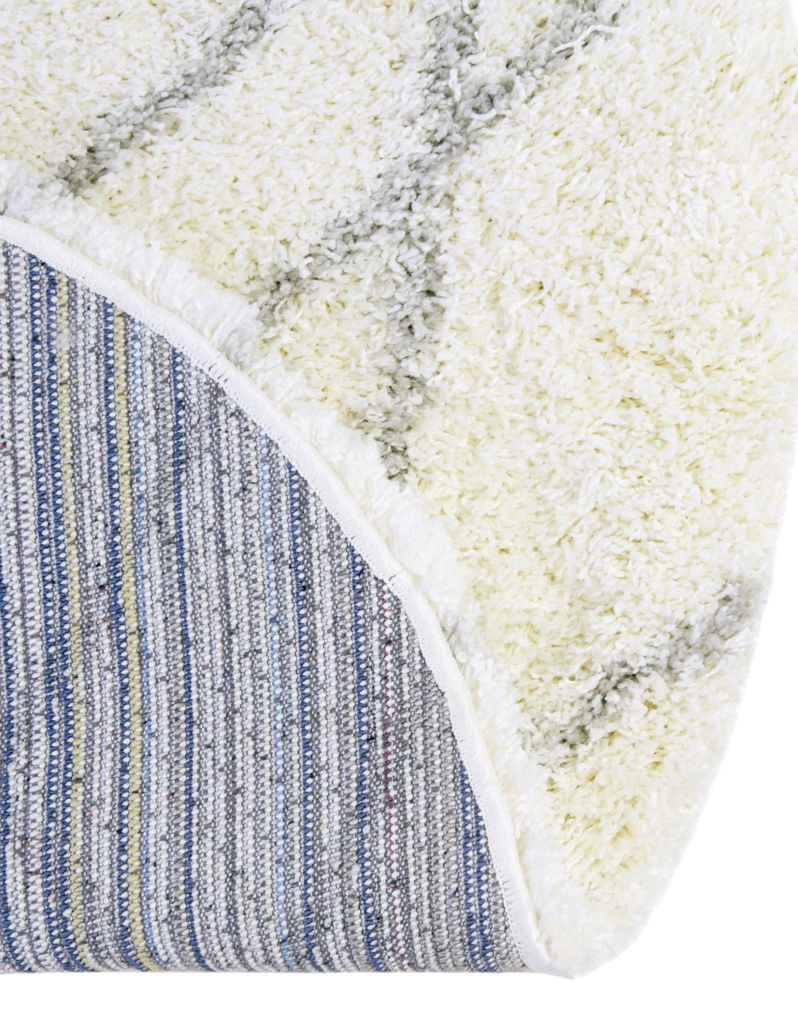 5' 3 x 5' 3 Soft Touch Shag Round Rug