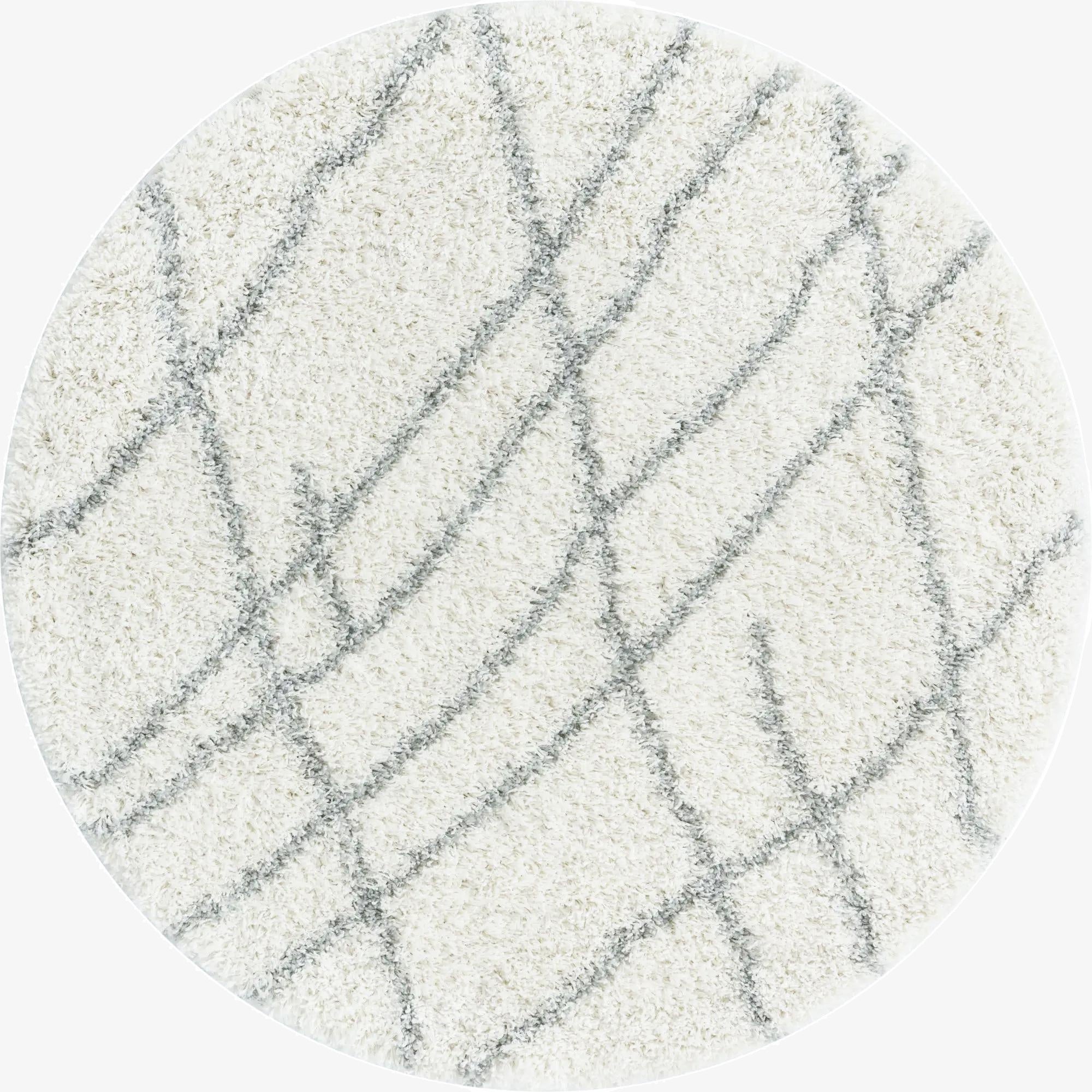 Primary image 4' x 4' Soft Touch Shag Round Rug