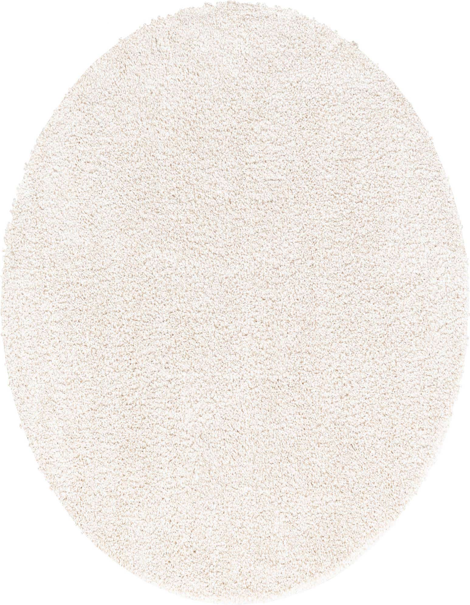 8' x 8' Solid Frieze Round Rug